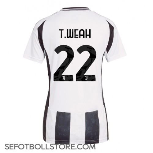 Juventus Timothy Weah #22 Replika Hemmatröja Dam 2024-25 Kortärmad